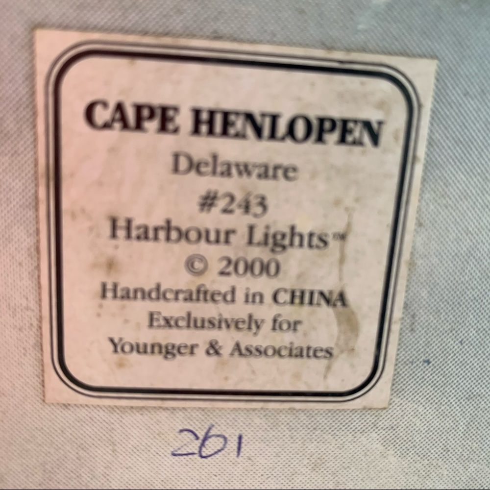 Harbour Lights Cape Henlopen, DE Lighthouse Ltd Ed - Picture 13 of 16